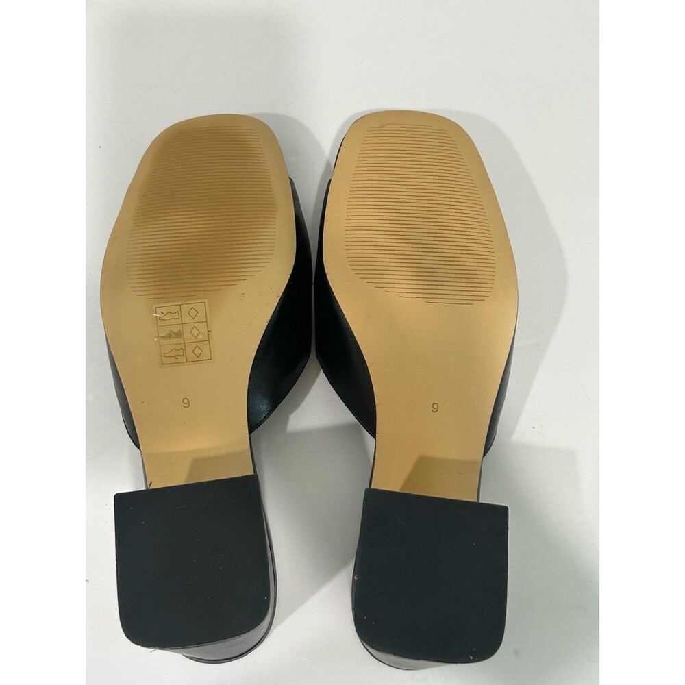Ola Mules Sandals Women's Size 9 Color Black Anna Slip-ons Comfort Heels LNWOT - Picture 8 of 12